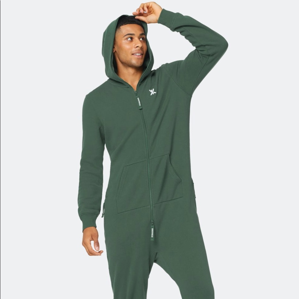ONEPIECE Men’s Hunter Green Onesie 2.0